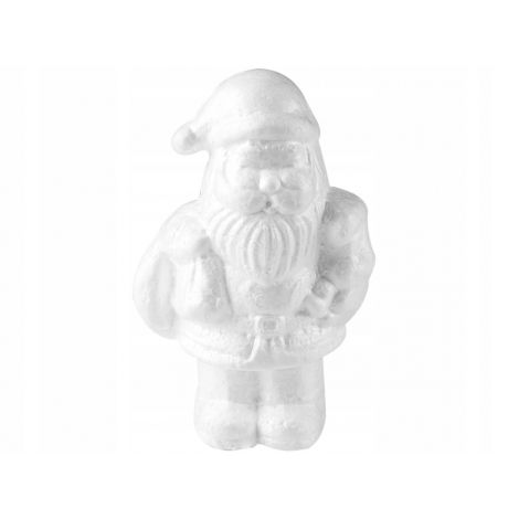 Styropianowy Mikołaj Czakos z workiem, 17cm - 3